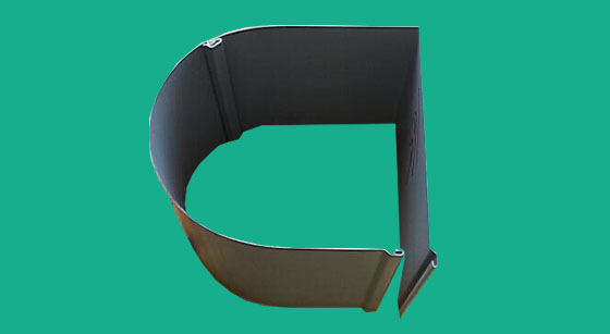 1/2 round aluminium box for roller shutter