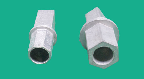 shaft end for gear winch